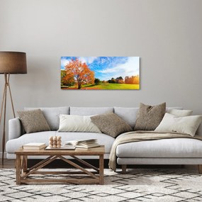 Kép - Őszi táj (120x50 cm)