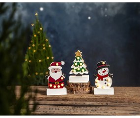 Fehér fénydekoráció karácsonyi mintával Freddy – Star Trading