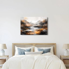 Kép - Hegyi tájak festése (90x60 cm)