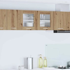 Függő szekrény Riga Artisan tölgy és fehér 80 x 31 x 40 cm