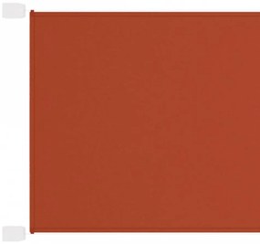 Terrakotta oxford-szövet függőleges napellenző 180x270 cm