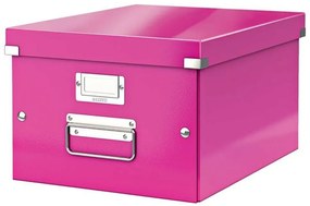 Doboz, A4 méret, LEITZ Click&amp;Store, rózsaszín (E60440023)