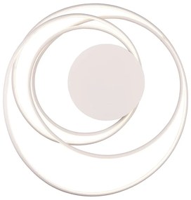 Fehér LED mennyezeti lámpa fém búrával Nala – Trio Select