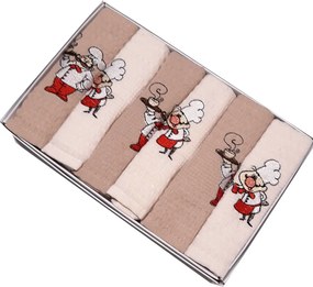 COOK konyhai edénytörlő 6db 40x60cm