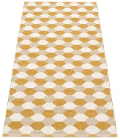Okkersárga kültéri-beltéri futószőnyeg 70x160 cm Dana Ochre – Pappelina