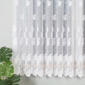 Függöny Zsakárd Meteráru Nappali Szalon Szoba Konyha 180cm fehér