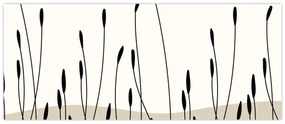 Kép - Grafikus rét N⁰3 (120x50 cm)