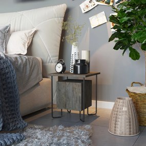 Acres Nightstand Dark Coffee éjjeliszekrény