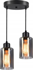 Függő lámpa Csillár Plafon Üveg Led Csövek