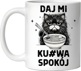 Bögre Adj Nekem K#rwa Nyugalom vicces Ajándék Születésnapra Karácsony 330ml Cica