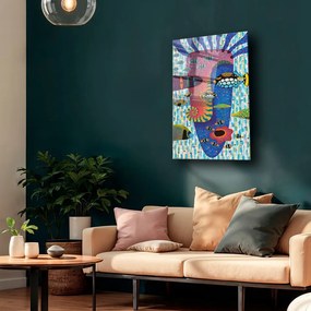 Camtbl-025 edzett üvegkép, 50 x 70 cm