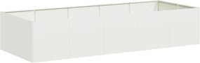 vidaXL fehér acél növénytartó 200x80x40 cm