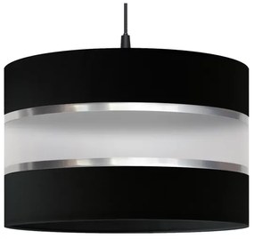 Csillár zsinóron HELEN 1xE27/15W/230V fekete