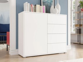 Fiókos komód Alkyra k1D4SZ AK01 (fehér). 1053638