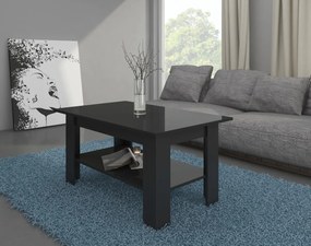 Dohányzóasztal Elaiza (fekete + fényes fekete). 780062