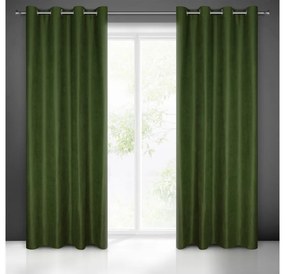 Ada dekor függöny puha velúr anyagból Zöld 140x250 cm