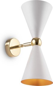 Maytoni modern fali lámpa vesper fehér arany mymod108wl-02wg