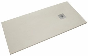 Zuhanytálca négyszögletes SIKO 100x80 cm öntött márvány blanco SIKOSTONE10080SB
