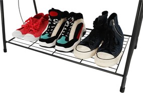 Polcállvány, 3 polcos, sötét szürke, VERUMA