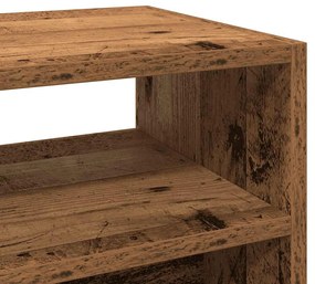 szürke sonoma szerelt fa tálalóasztal 78 x 30 x 80 cm