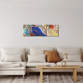 Kép -  Vasily Kandinsky, Improvisation No. 30 (Cannons), reprodukciók (órával) (90x30 cm)
