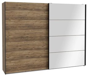 Gardróbszekrény tükörrel OREN 270x210 cm artisan tölgy