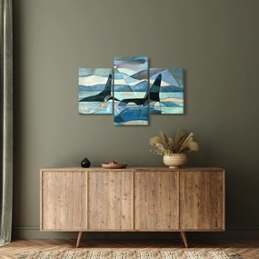 Kép - Orcas (90x60 cm)