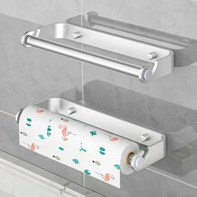 Törölközőtartó Papír Konyhai Akasztó Falra Csavarozható Loft