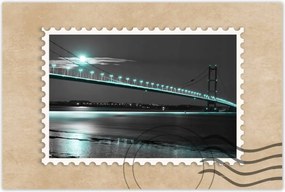 Poszterek 60x40 Kék fények az éjszakában