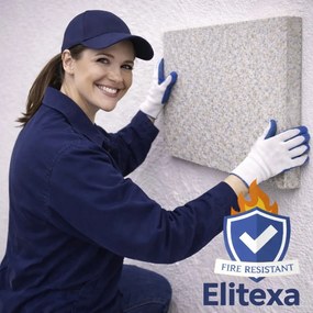 Lángálló Elitexa extra sűrű zajcsökkentő panel falra - 50x100x4cm