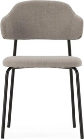 Világosszürke étkezőszék szett 4 db-os Adriel – Marckeric