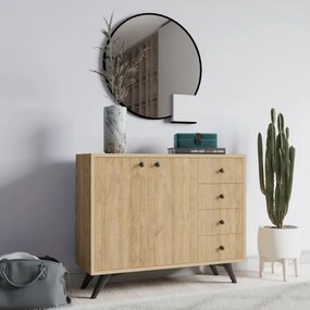 Szekrény WAGA 82x100 cm barna