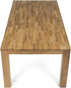 Tömör Tölgy Étkezőasztal 200x100cm. DS-H200 DUB