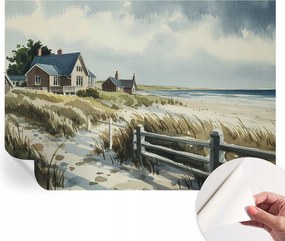 Öntapadós Dekoratív Fotótapéta Hálószobába Strand dűnék 208x146 cm
