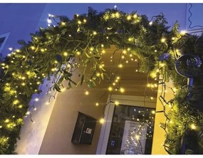 LED Karácsonyi kültéri lánc 600xLED/8 mód 15m IP44 meleg fehér