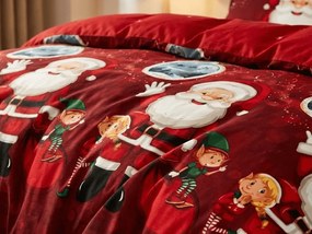 Mikroszálas ágyneműhuzat SANTALAND piros Ágyneműhuzat mérete: 70 x 80 cm | 140 x 200 cm