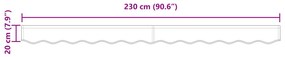 Napellenző Dísz 2.5 m-es Keretre Antracit 2.3x0.2 m