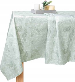 Vízálló kerti asztalterítő 140x200 Gaia Leaf zsálya levél
