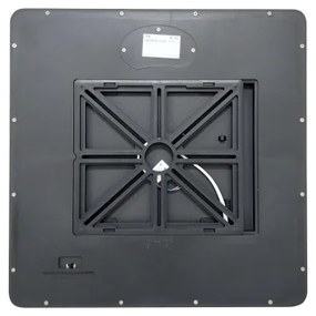 LED mennyezeti lámpatest, 32 W, 230 V, 3000/4000/6500 K, 40x40 cm, fekete