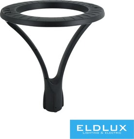 UNIVERSO Kültéri kerti lámpa fej 100w 9300lm 3000k IP65 fekete D500x520mm
