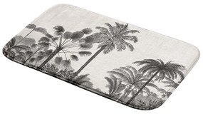 Fekete-bézs fürdőszobai kilépő 45x75 cm Cocoty – douceur d'intérieur
