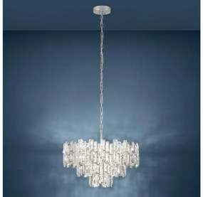 Eglo 39626 - Csillár láncon CALMEILLES 10xE14/25W/230V á. 63 cm