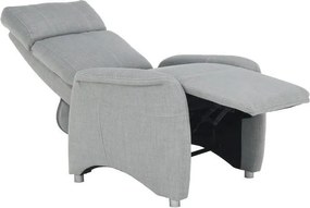 Állítható fotel, szürke szövet, FOREST