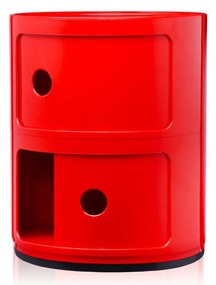 Kartell Componibili 4966 tárolóasztal, 2 tároló rész, több színben Szín: vínová