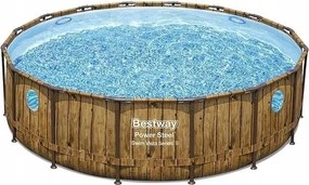 Bestway Wood Swim Vista medence szerkezettel 4,88 x 1,22 m szett