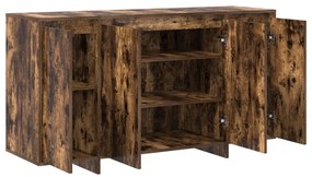 Füstölt Tölgy Oldalszekrény Füstölt tölgy Fa 135 x 41 x 75 cm