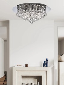 SEARCHLIGHT 3406-6CC HANNA Kristály Mennyezeti Lámpa G9 IP20