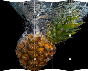 Paraván - Ananász a vízben (210x170 cm)