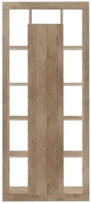 RIMINI könyves- és tárolószekrény, egyajtós – Mercure tölgy