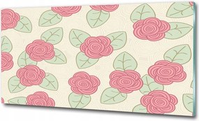 Fotó kép edzett üveg Virágos minta 100x70